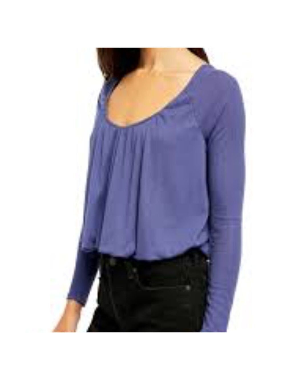 Free People Bondi Long Sleeve Blouson Thermal Top - Picture 2 of 9